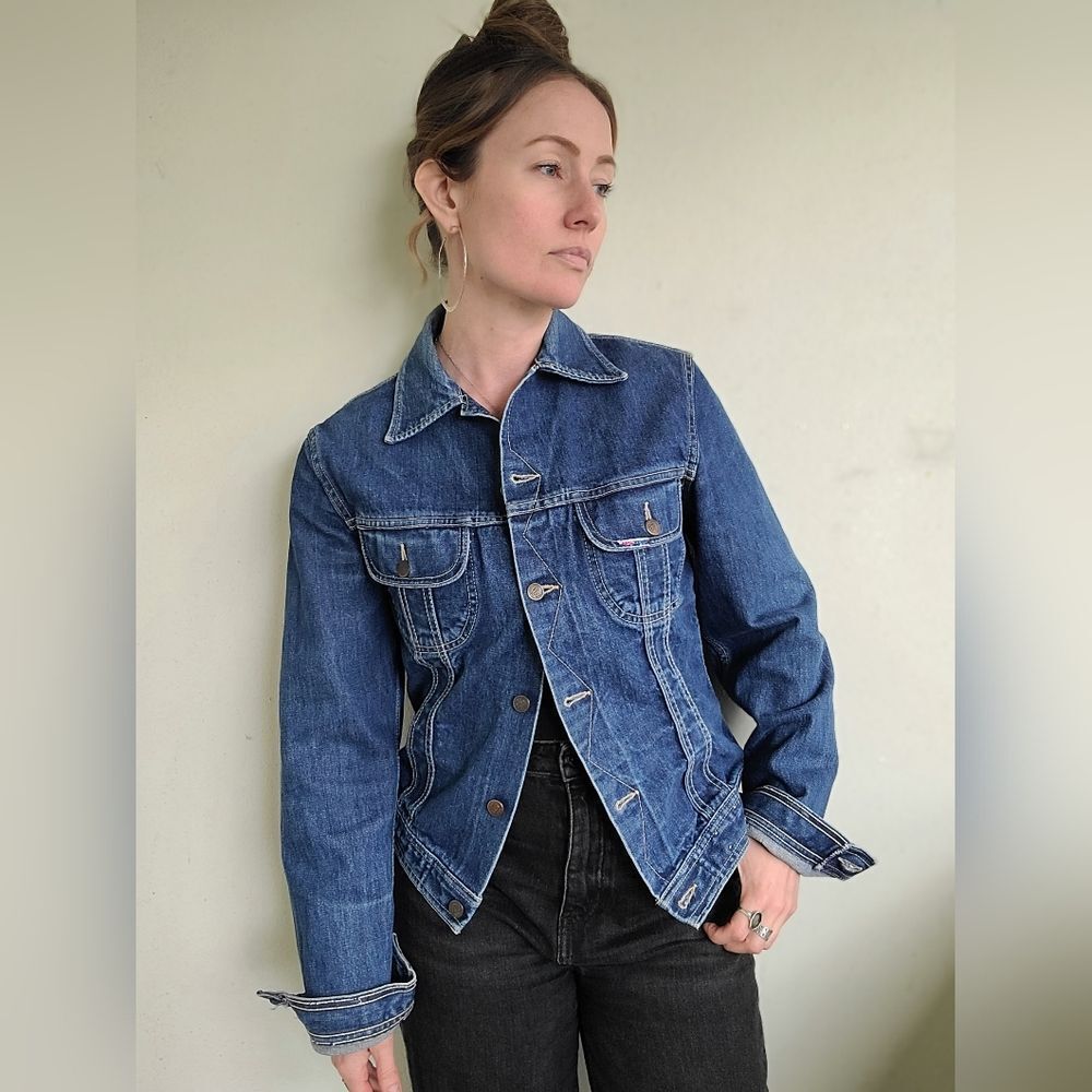 The Inigo Vintage Denim Jacket By US Top M - Picture 9 of 13